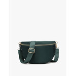 Jen & Co Jen & Co Janae Whipstitch Crossbody Dark Emerald M2684