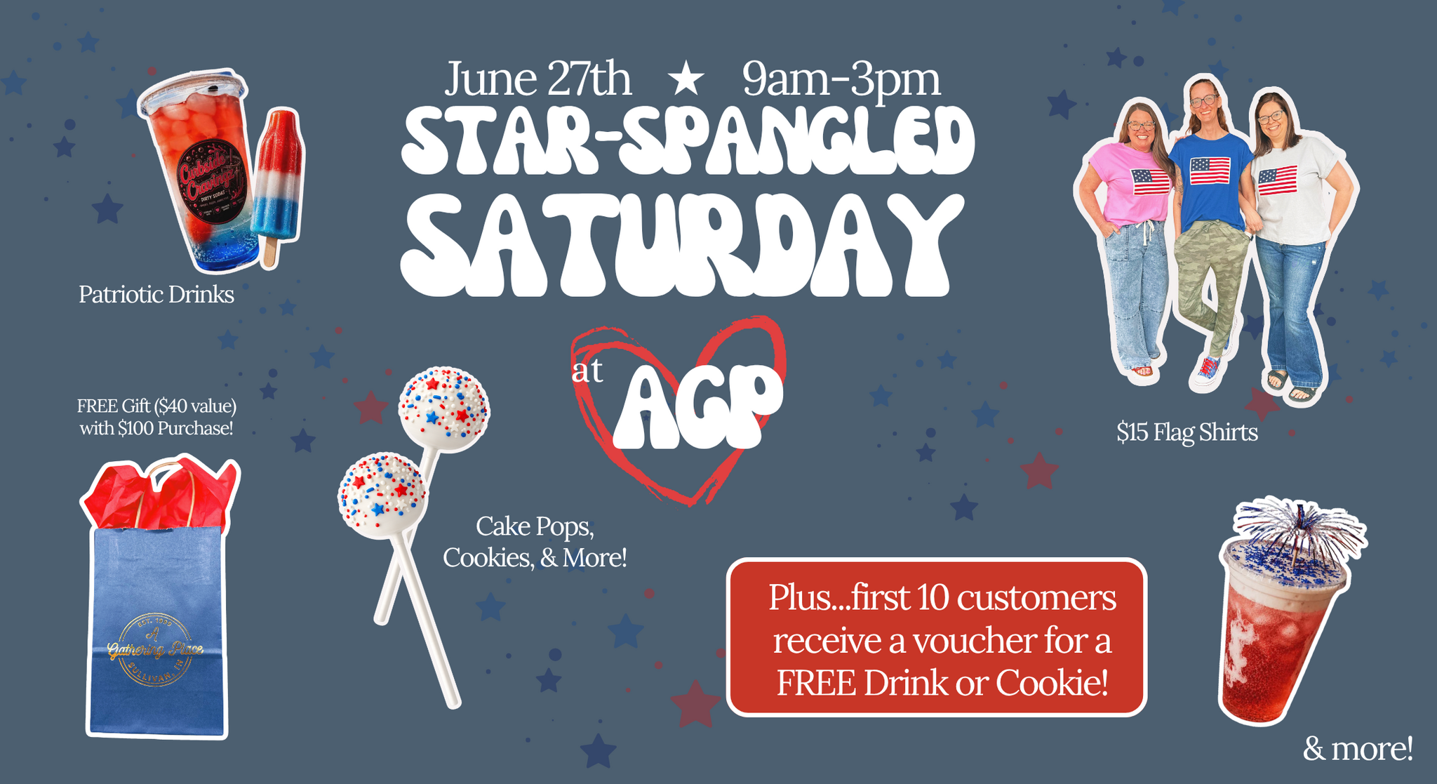 Star-Spangled Saturday at A Gathering Place | Fourth of July Event in Sullivan, Indiana