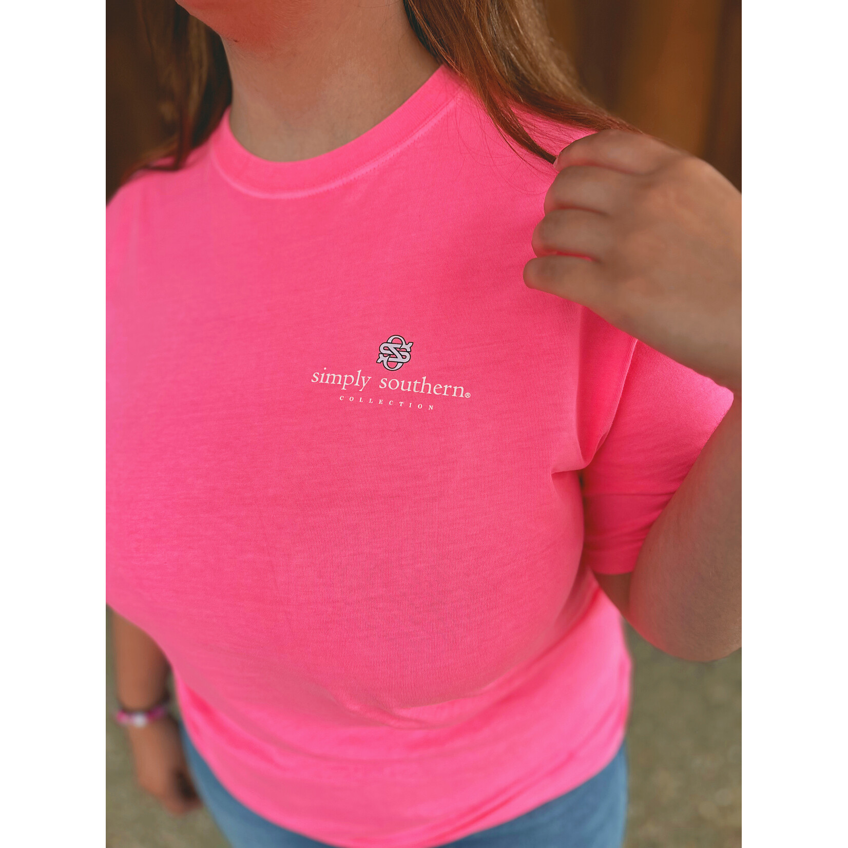 Simply Southern Simply Southern Mineral Wash Short Sleeve More BlushBerry