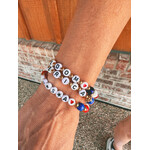 Love and Repeat Mixed Bead Stretch Bracelet