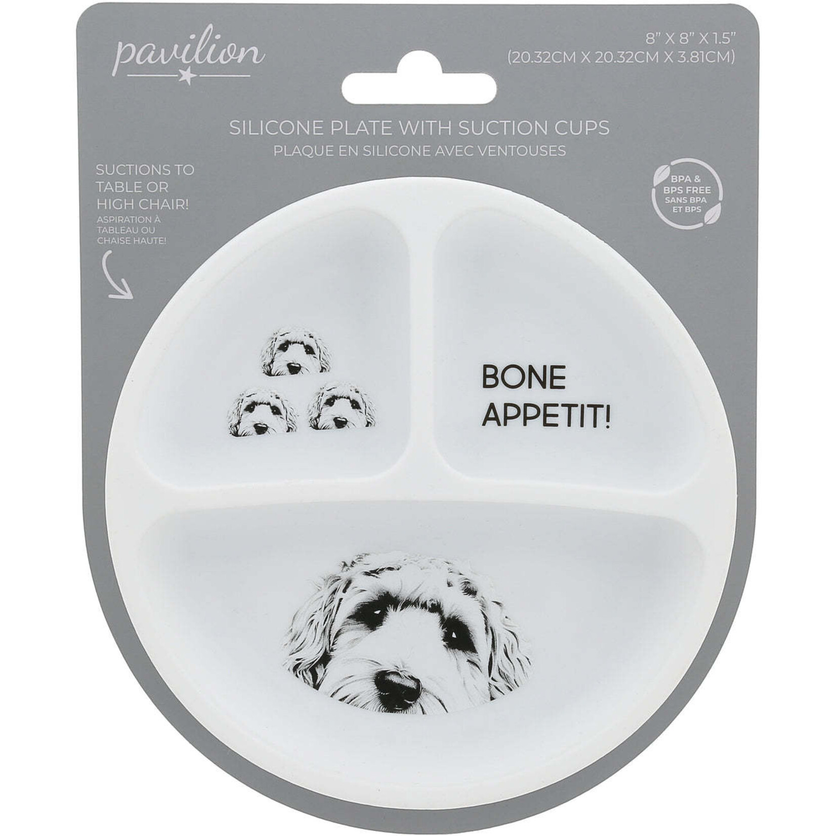 Pavilion Silicone Divided Plate Bone Appetit!