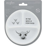 Pavilion Silicone Divided Plate In the Moo-D