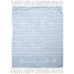 Pavilion Forever in Our Hearts Inspirational Plush Blanket 51100