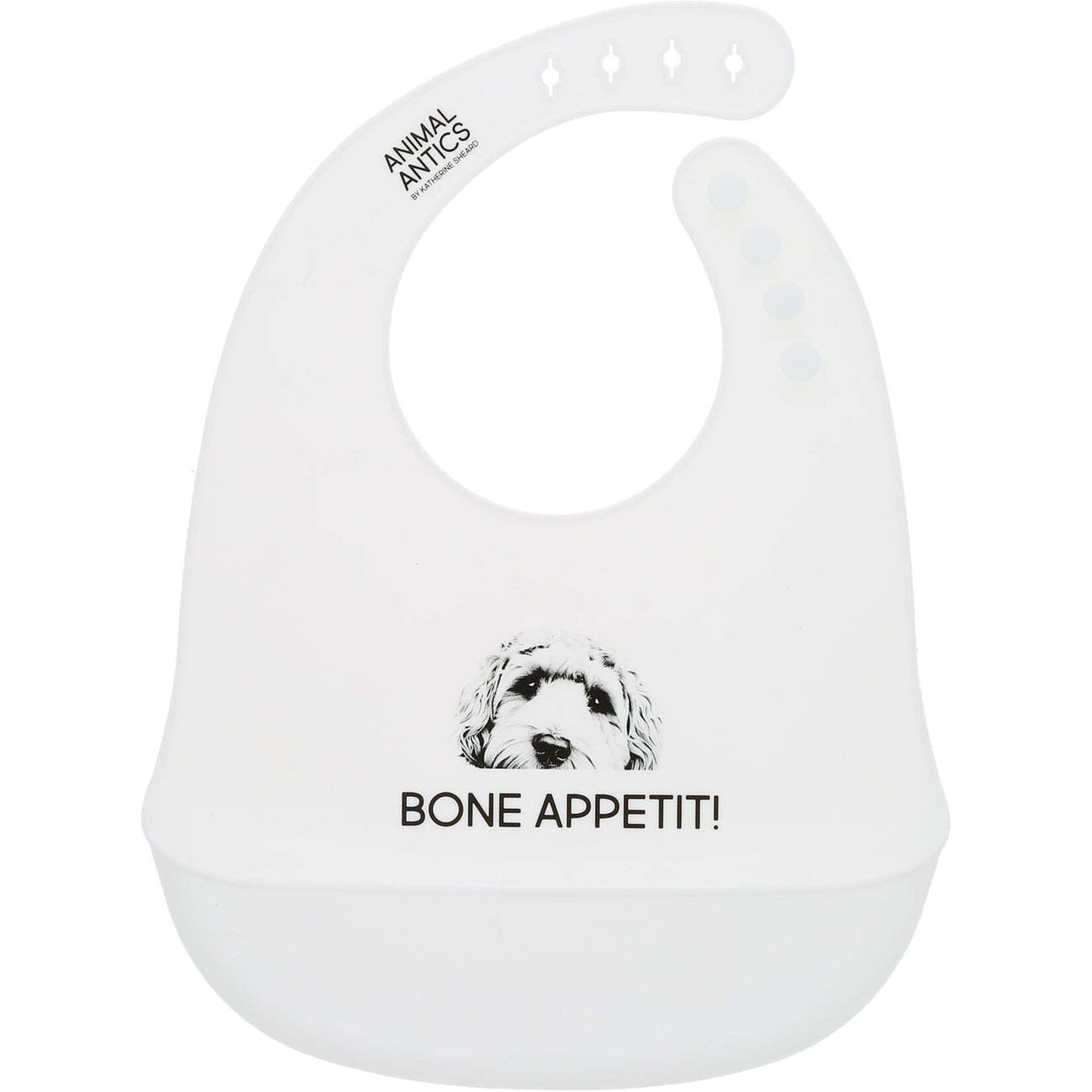 Pavilion Silicone Catch All Bib Bone Appetit!