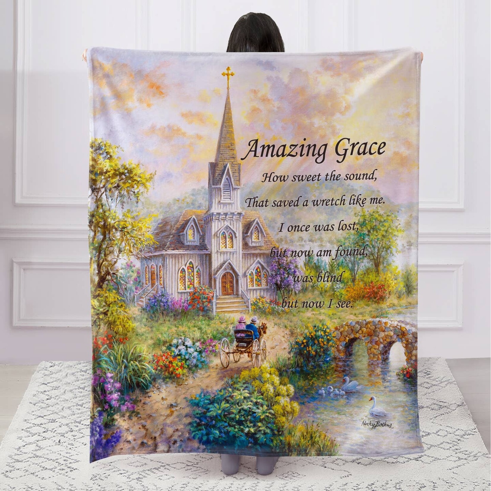 Duke Imports Amazing Grace Faux Fur Blanket