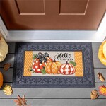Evergreen Patterned Pumpkins Switch Mat