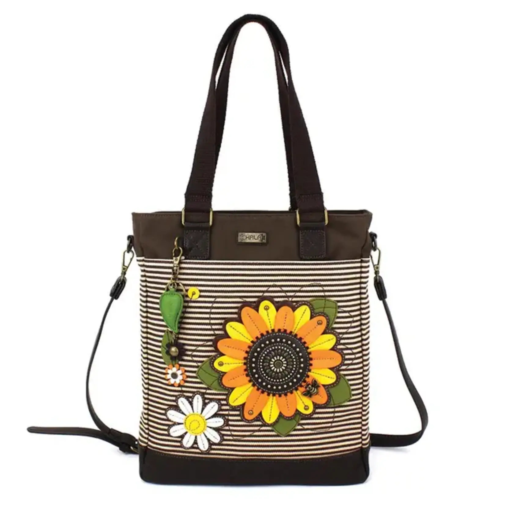 Chala Chala Sunflower Brown Stripe Work Tote 837