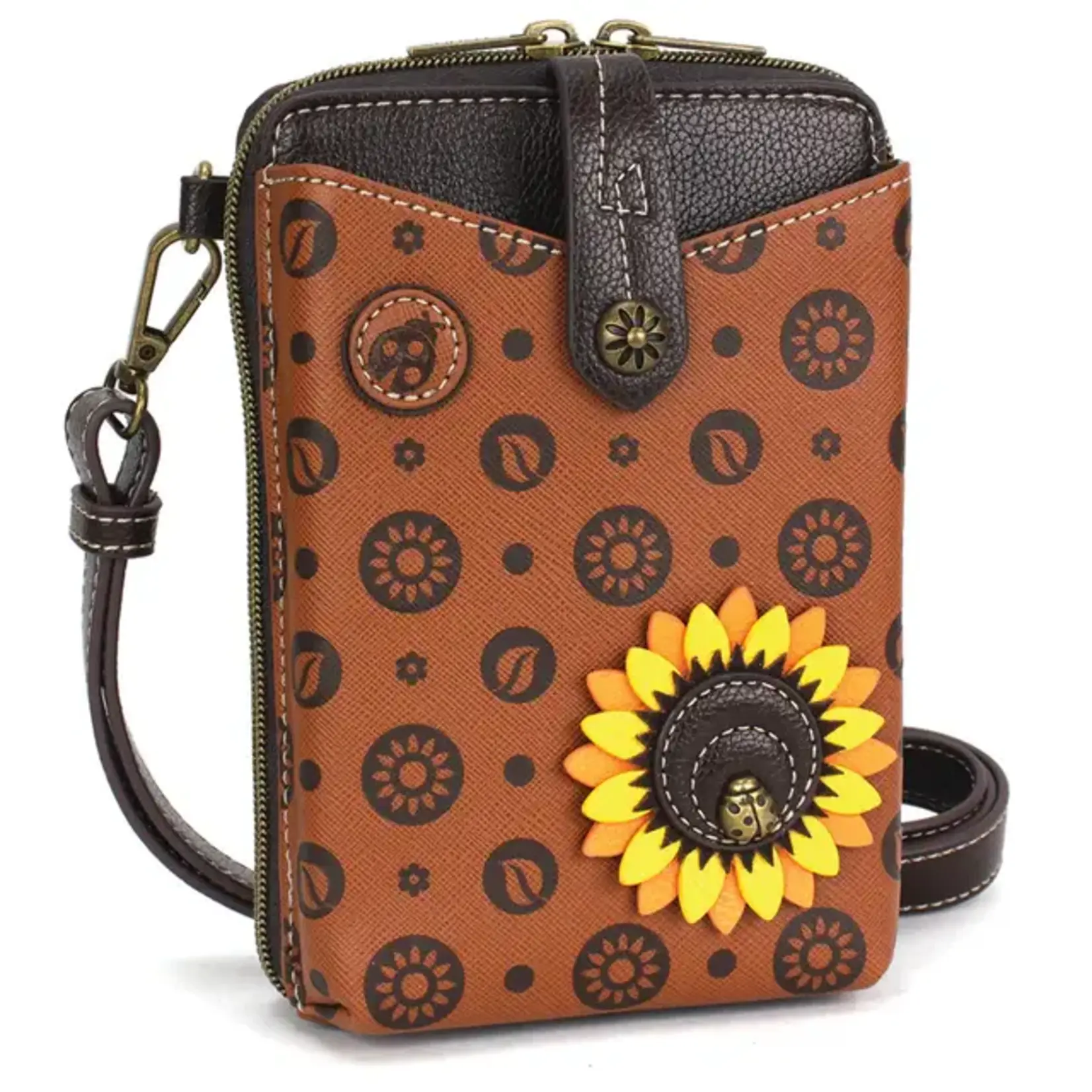 Chala Chala 856 Snap Crossbody Sunflower Brown