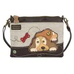 Chala Chala 826 Mini Crossbody Golden Cocker Brown Stripe