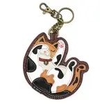 Chala Chala 806 Coin Purse Key Fob Calico Cat