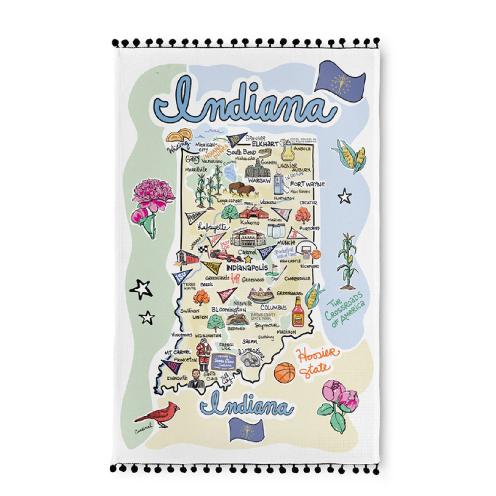 Swig Swig Indiana Tea Towel