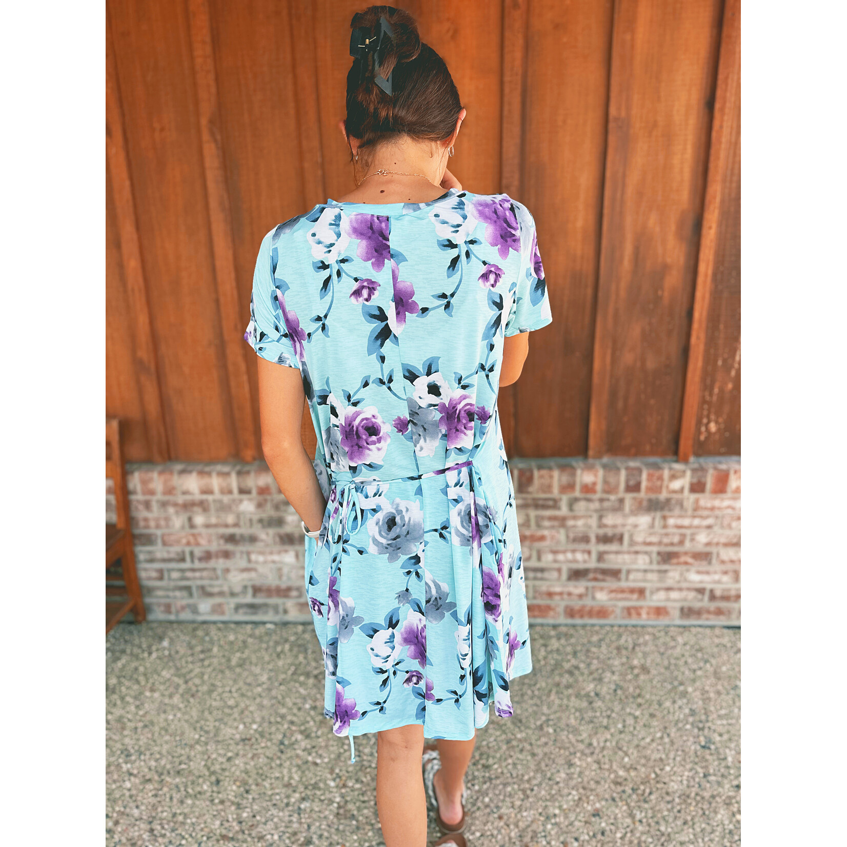 Sew in Love Sew in Love Scoop Dress Mint Purple