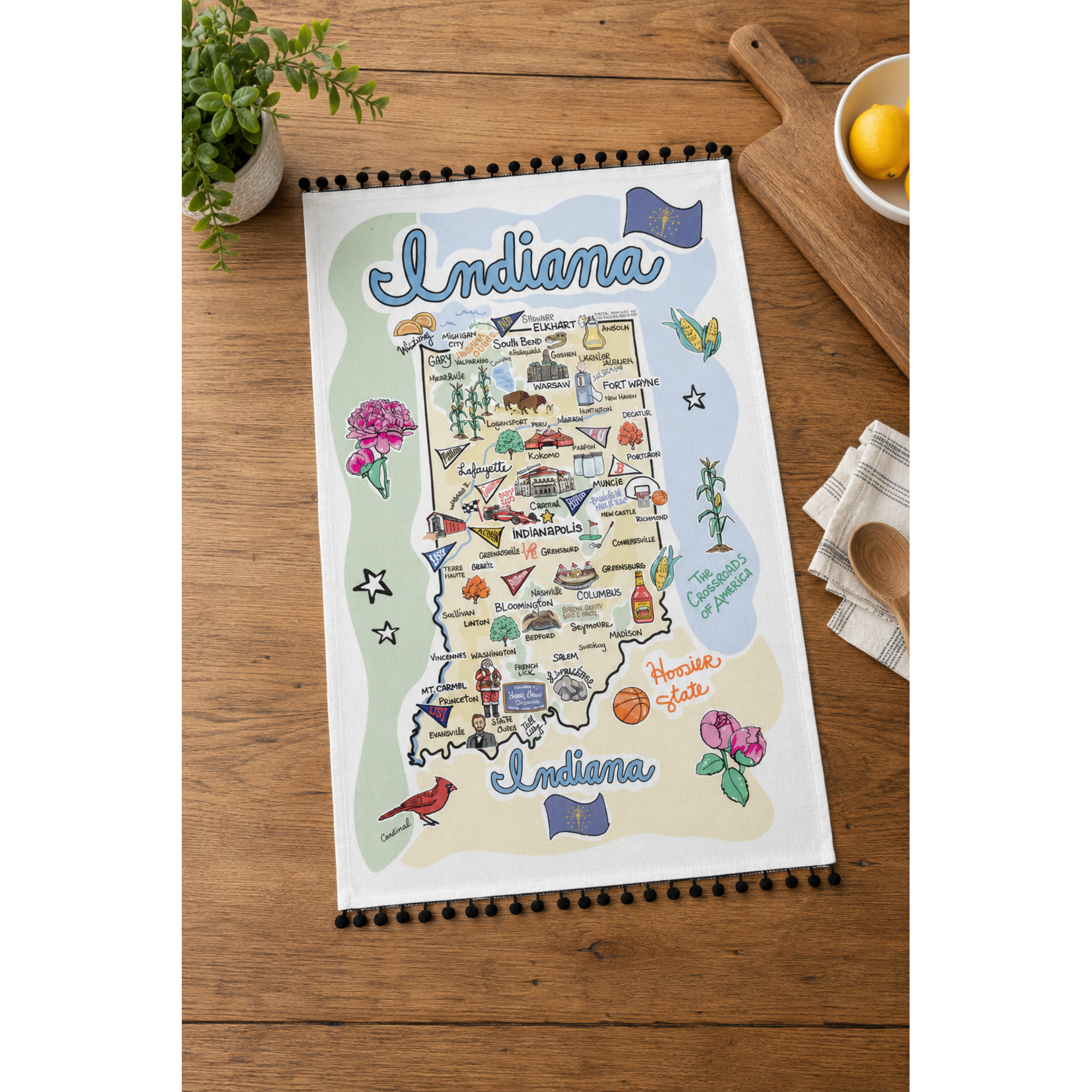 Swig Swig Indiana Tea Towel