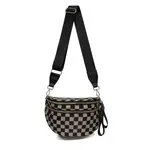 Josslyn Josslyn Crossbody Zipper Removal Strap Sling Bum Bag Tan