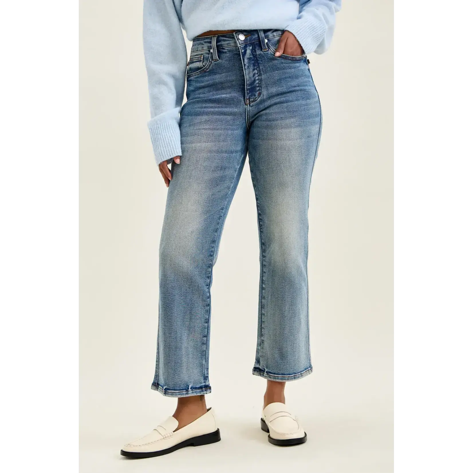 Judy Blue Judy Blue High Waisted Tummy Control Peggy Ankle Straight 881166