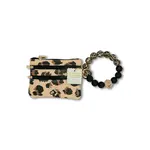 Simply Southern Simply Southern Bead Bangle Wallet Cream Leopard