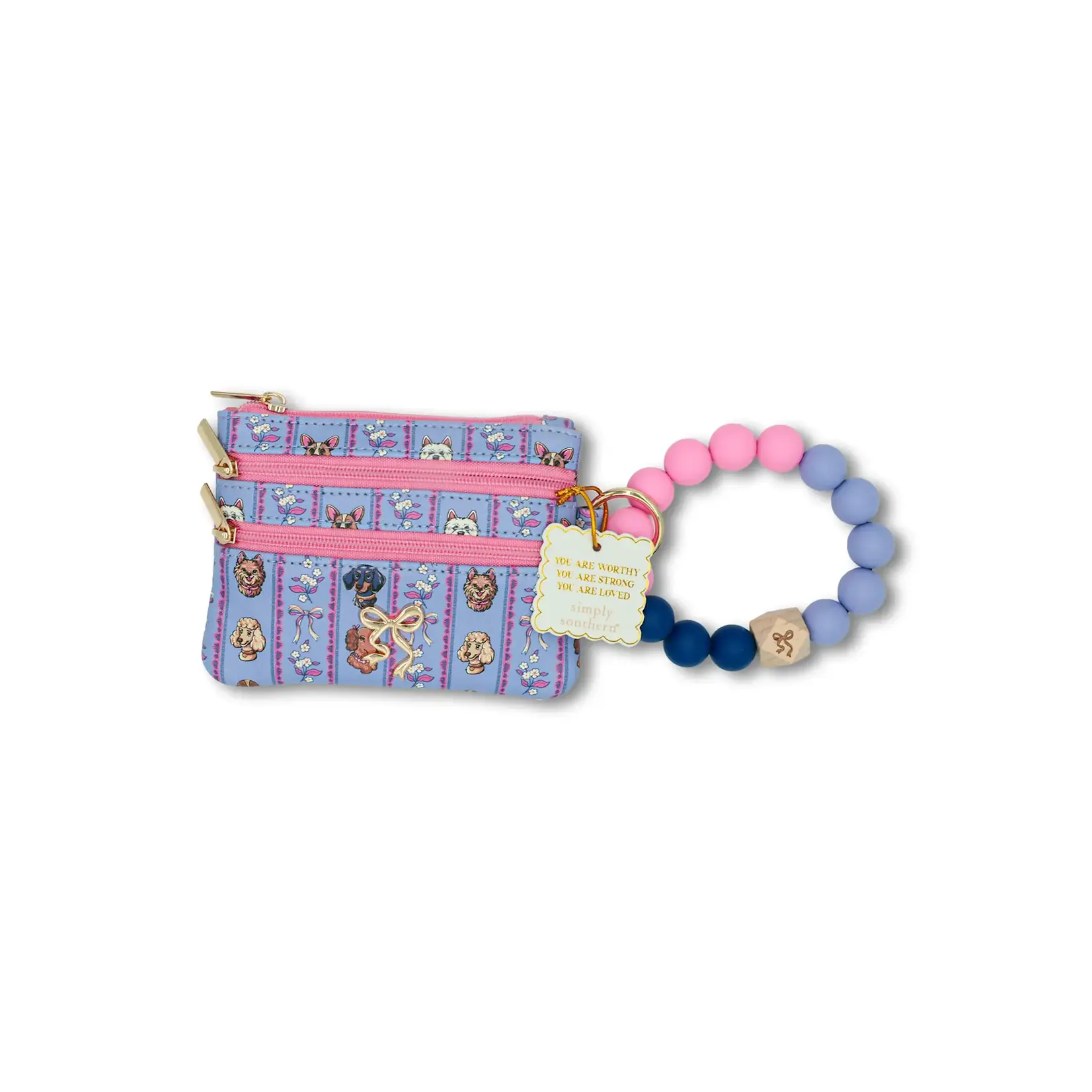Simply Southern Simply Southern Bead Bangle Wallet Dog Bow