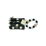 Simply Southern Simply Southern Bead Bangle Wallet White Dot