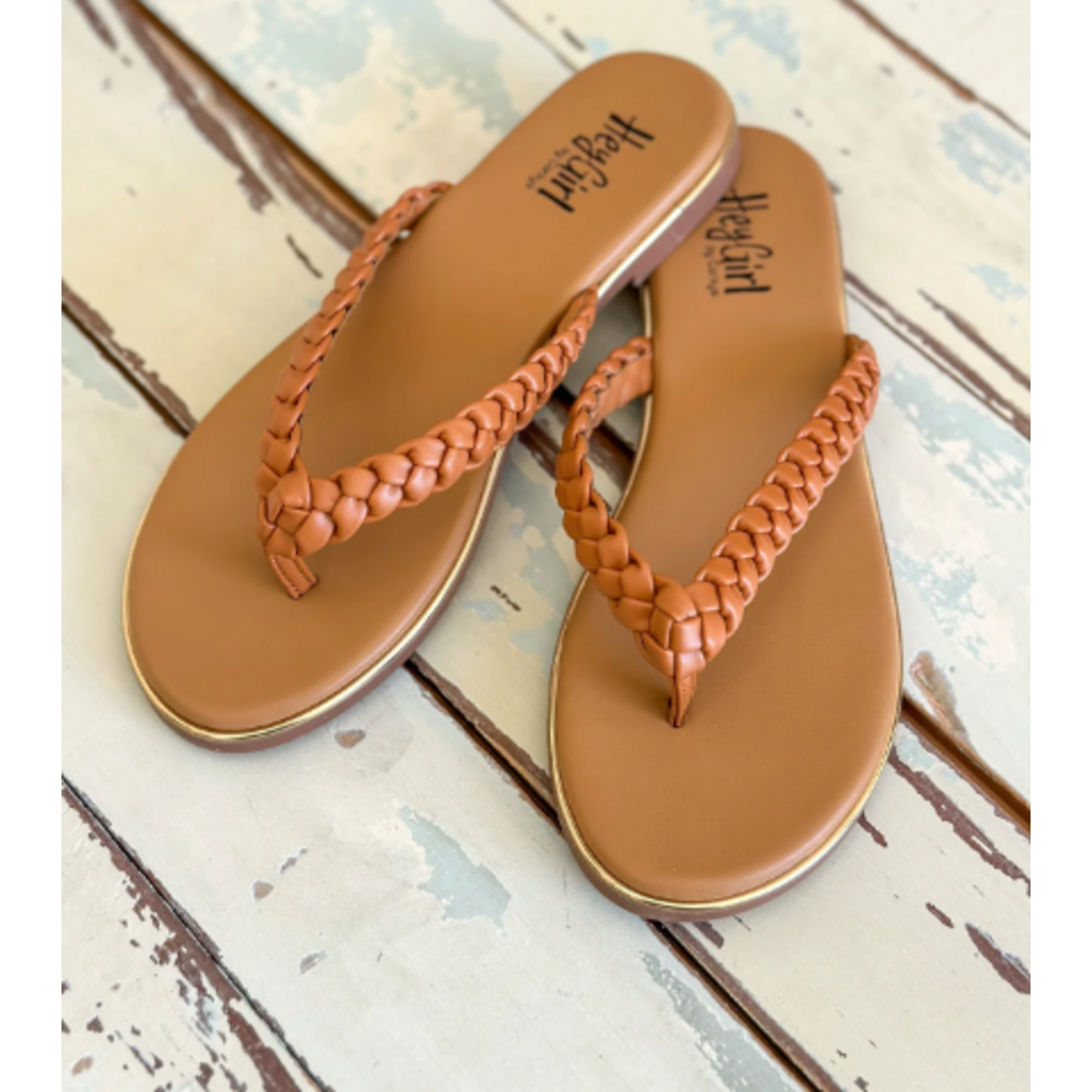 Corkys Corkys Pigtail Cognac Sandal