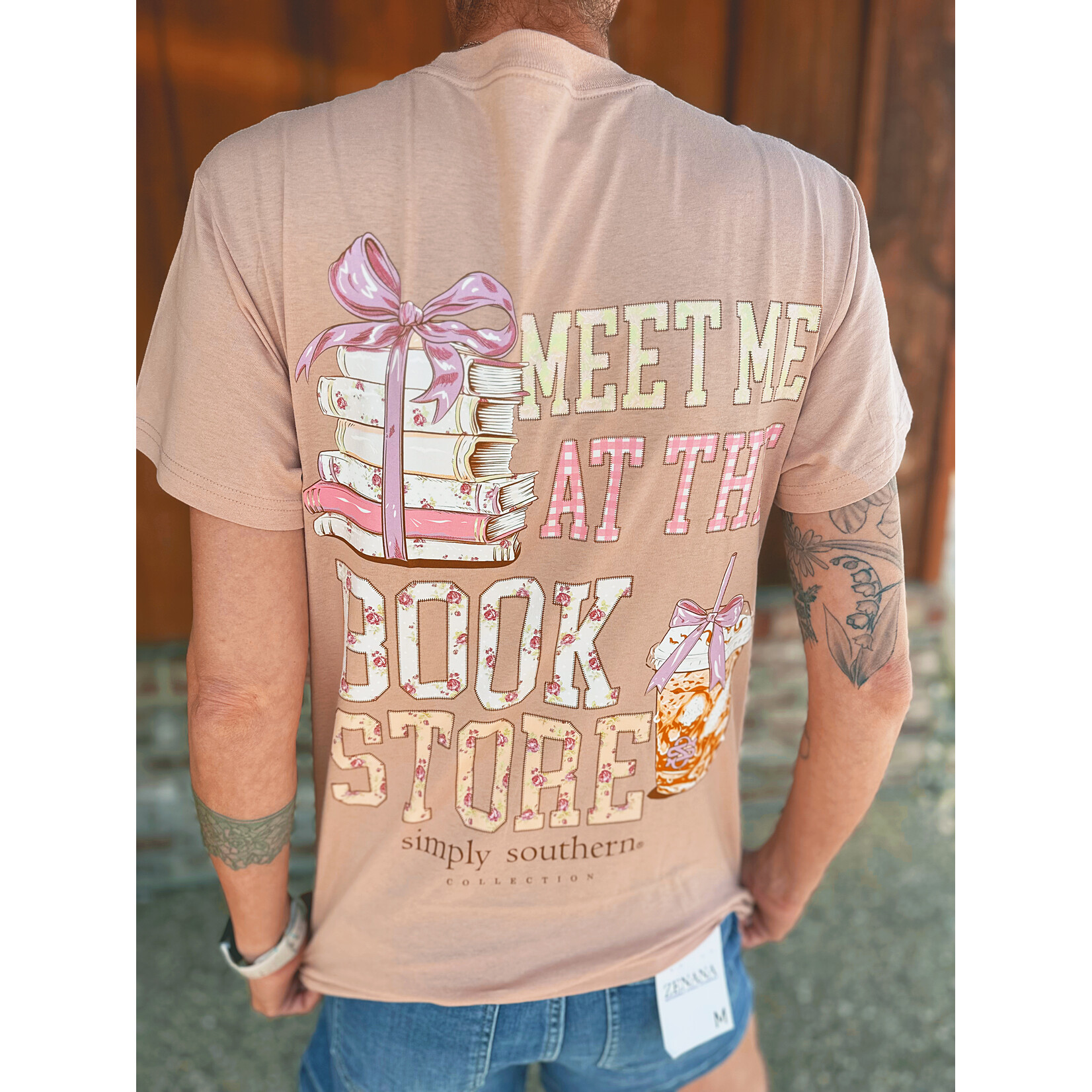 Simply Southern Simply Southern Short Sleeve Store Mahogany