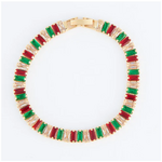 Howards Howard's Stella Baguette Gemstone Bracelet Multi