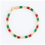 Howards Howard's Stell Baguette Gemstone Bracelet Multi B