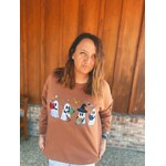 Simply Southern Simply Southern Crewneck Embroidered Fall Ghost