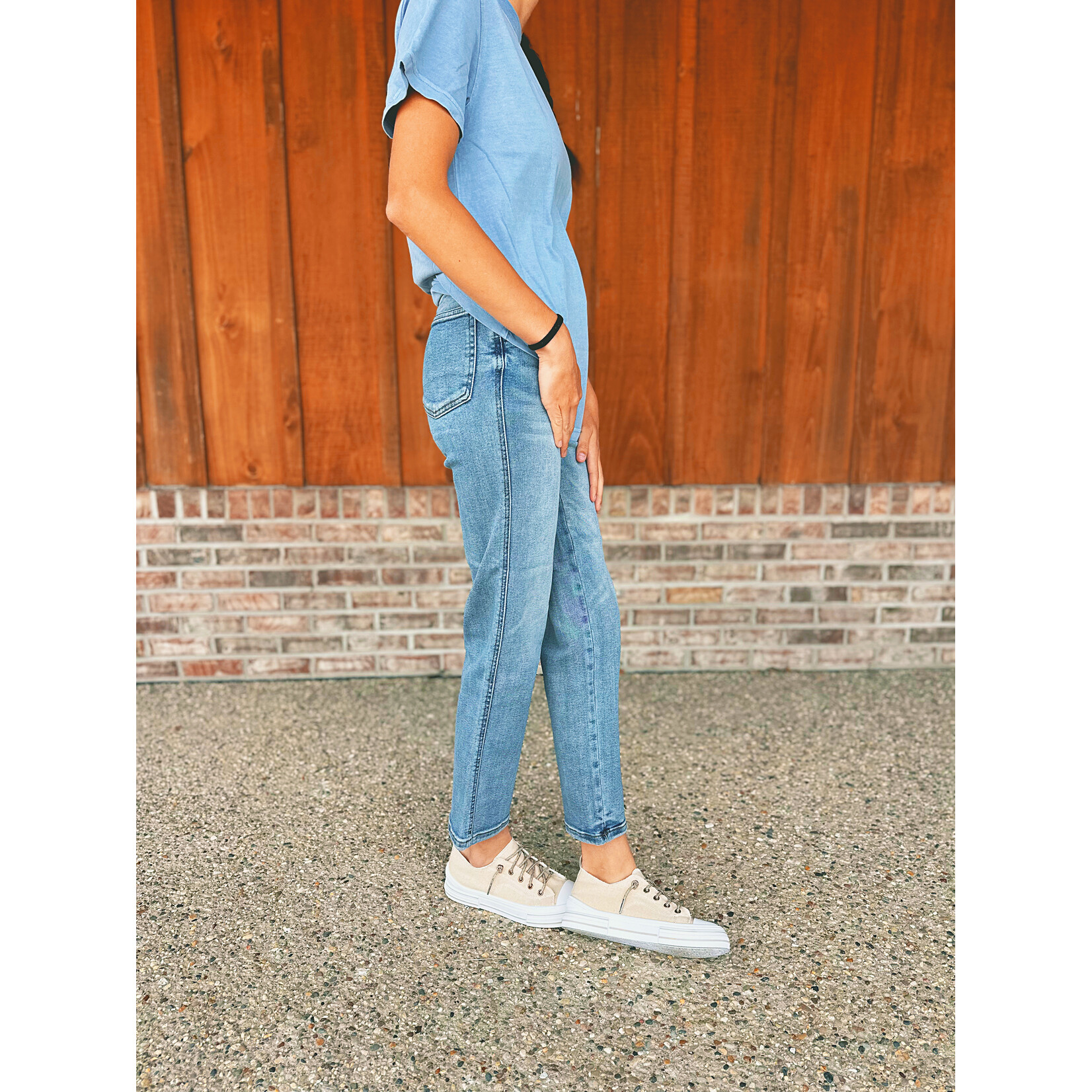 Judy Blue Judy Blue High Waisted Tummy Control Peggy Ankle Straight 881166