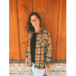 Risen Risen Buffalo Plaid Oversized Shirt Yellow