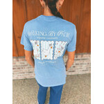 Simply Southern Simply Southern Walking by Faith Mineral Wash Graphic Tee