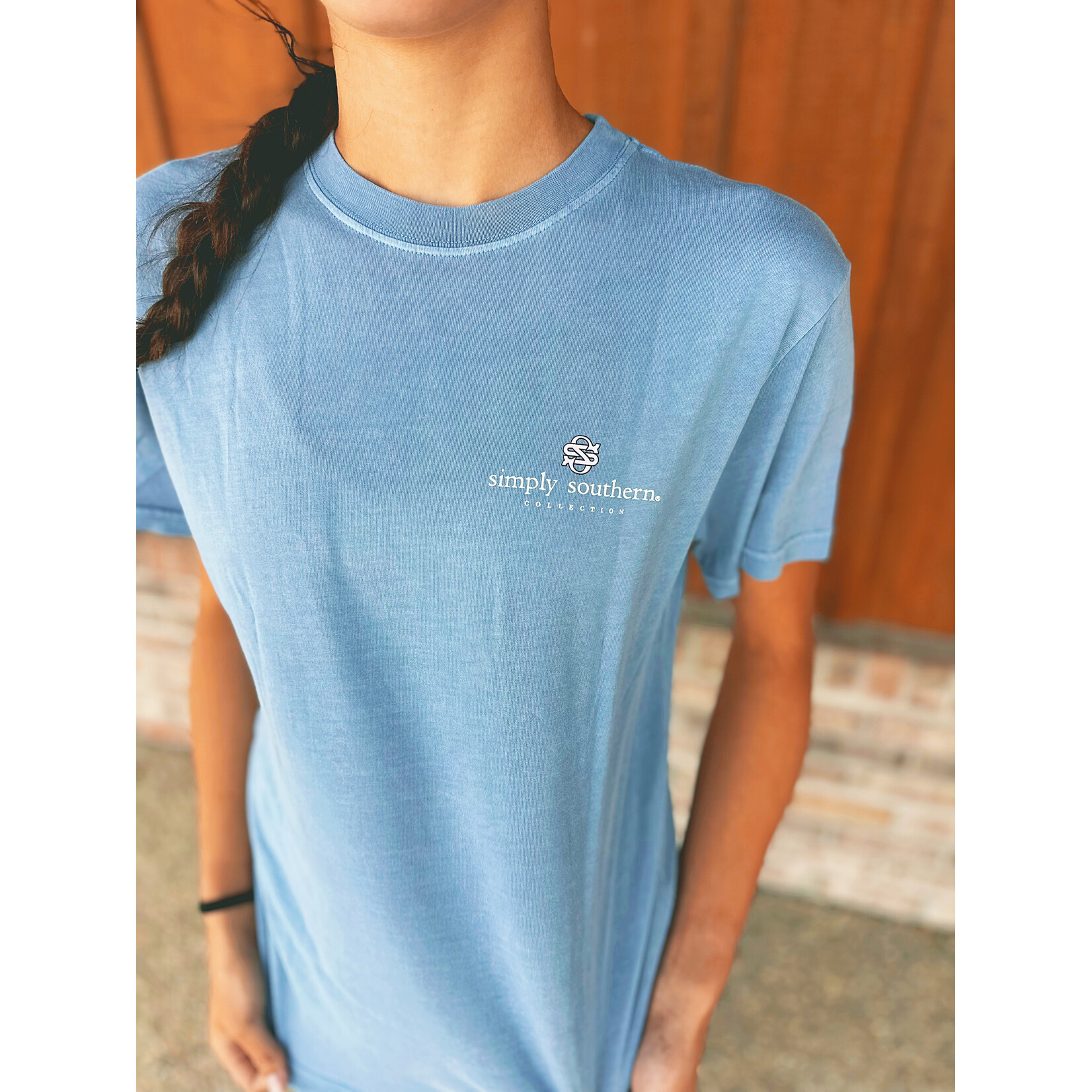 Simply Southern Simply Southern Walking by Faith Mineral Wash Graphic Tee