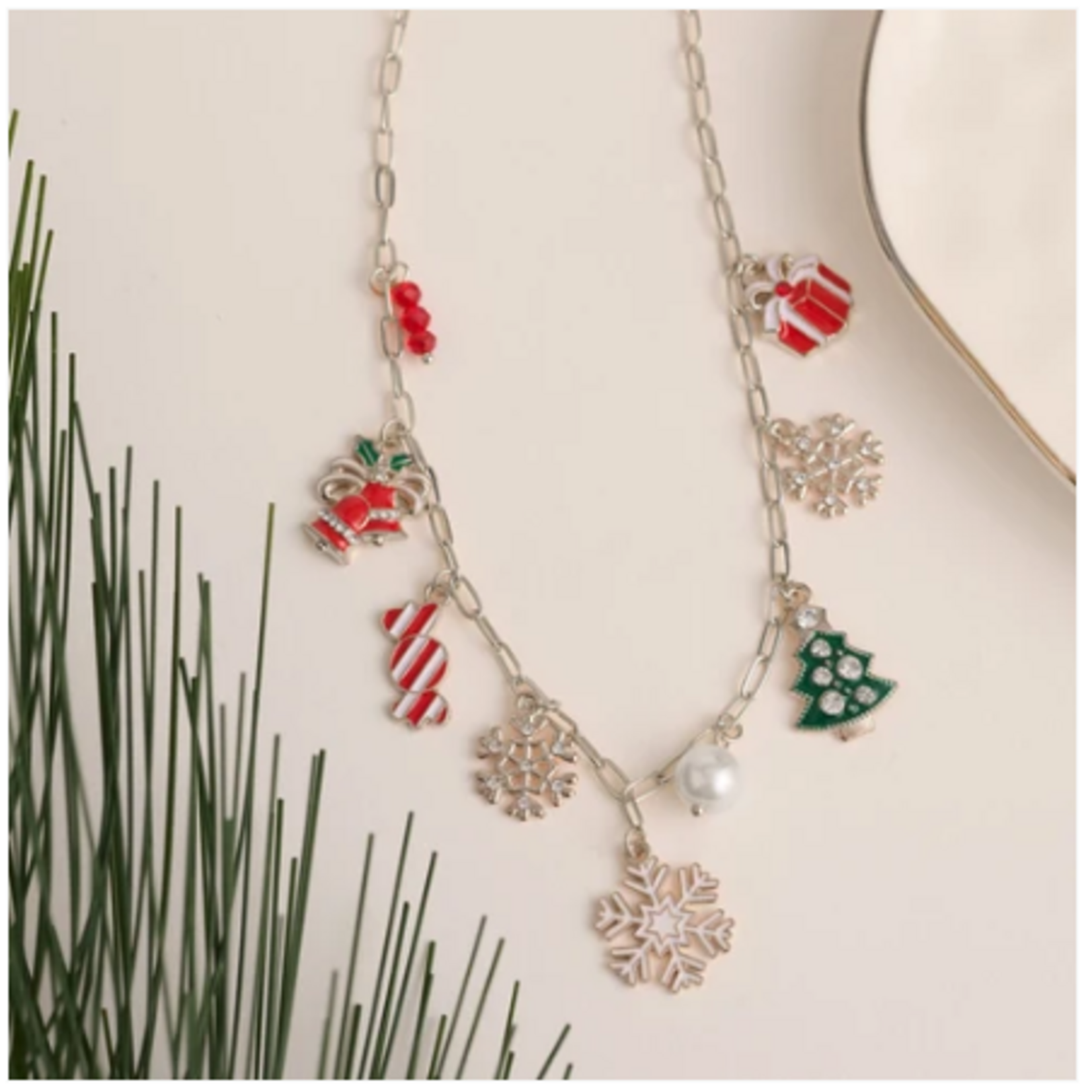 Howards Howard's Holiday Multi Charm Necklace