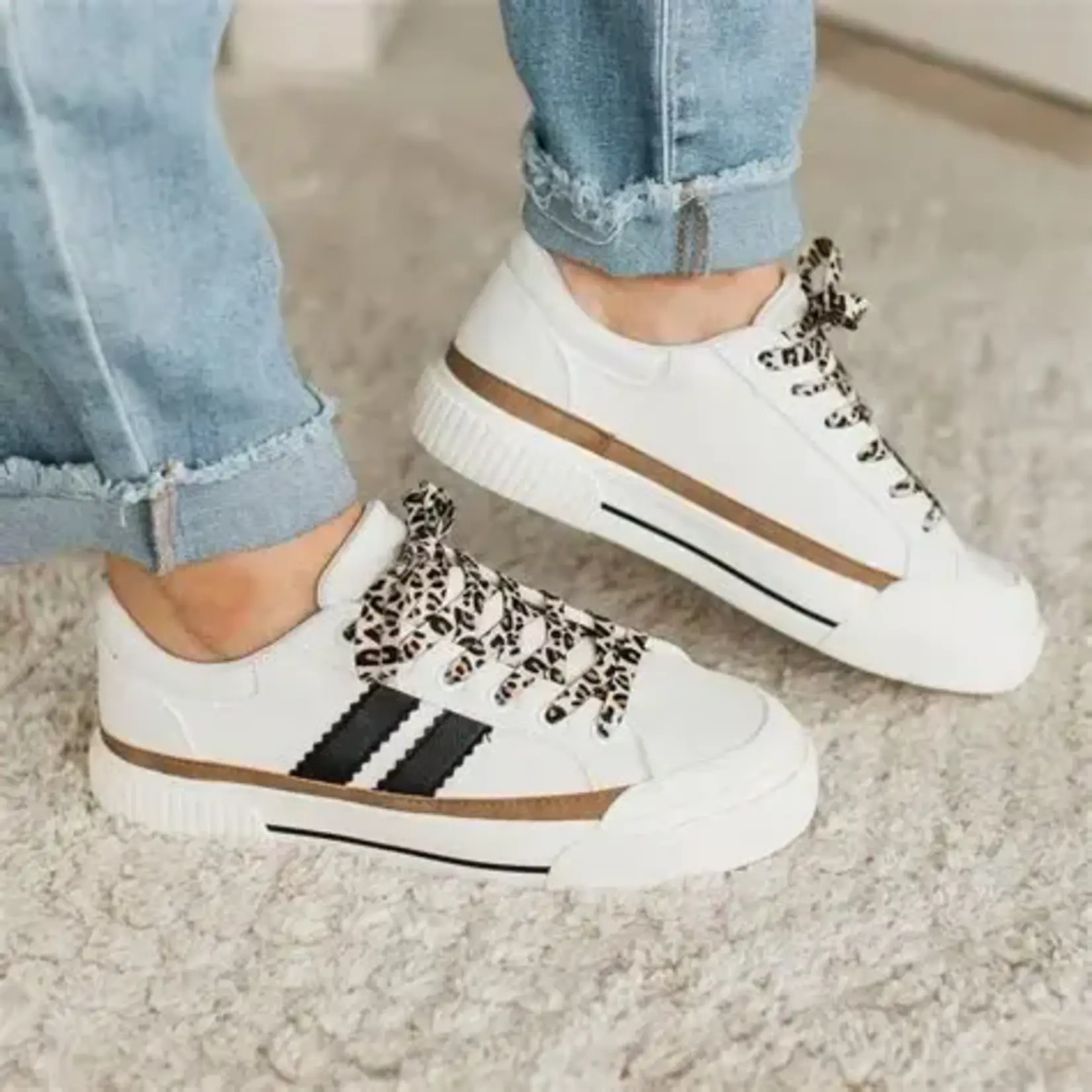 Corkys Corky's That's Her Sneakers Sand White Black