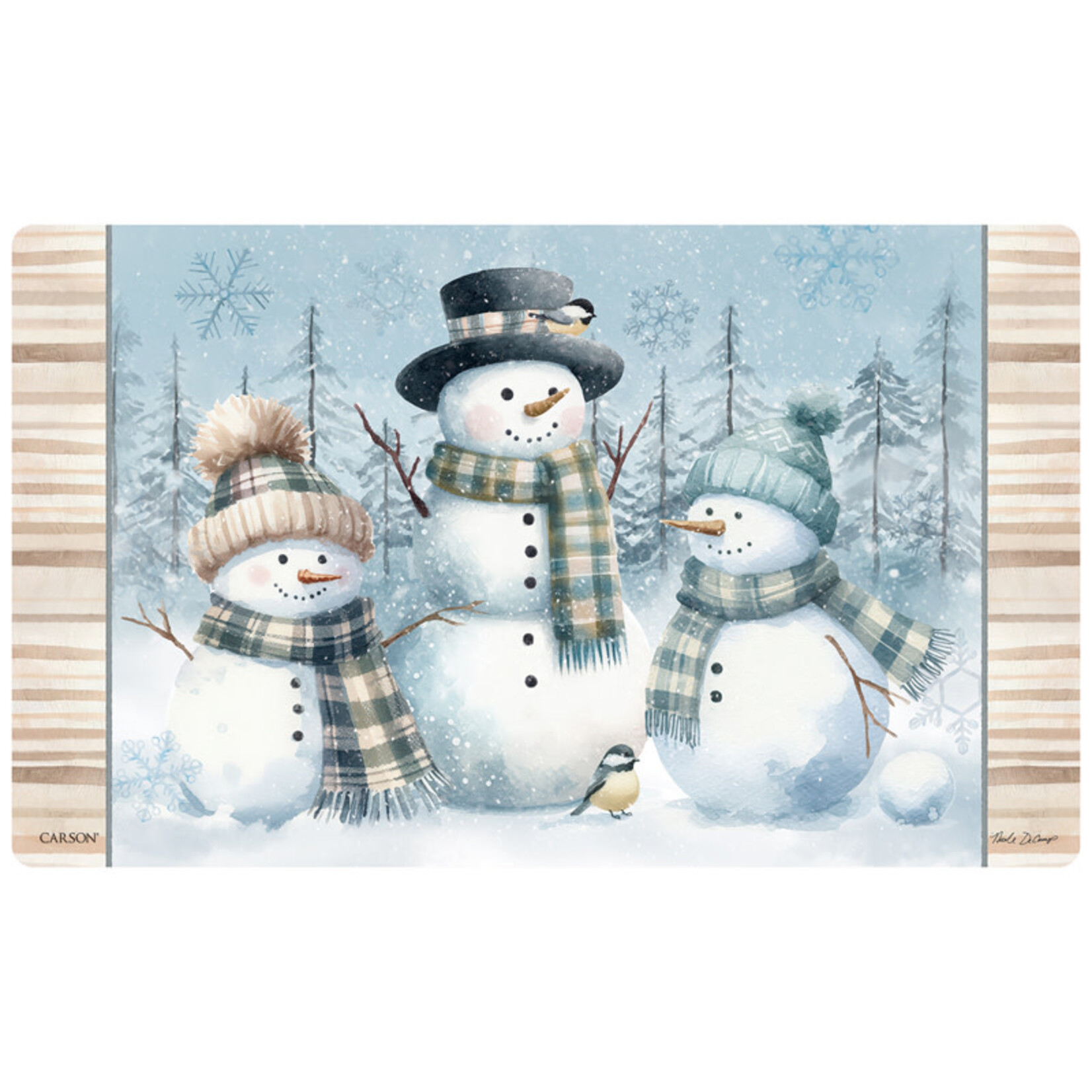 Carson Winter Day Snowman MatMate