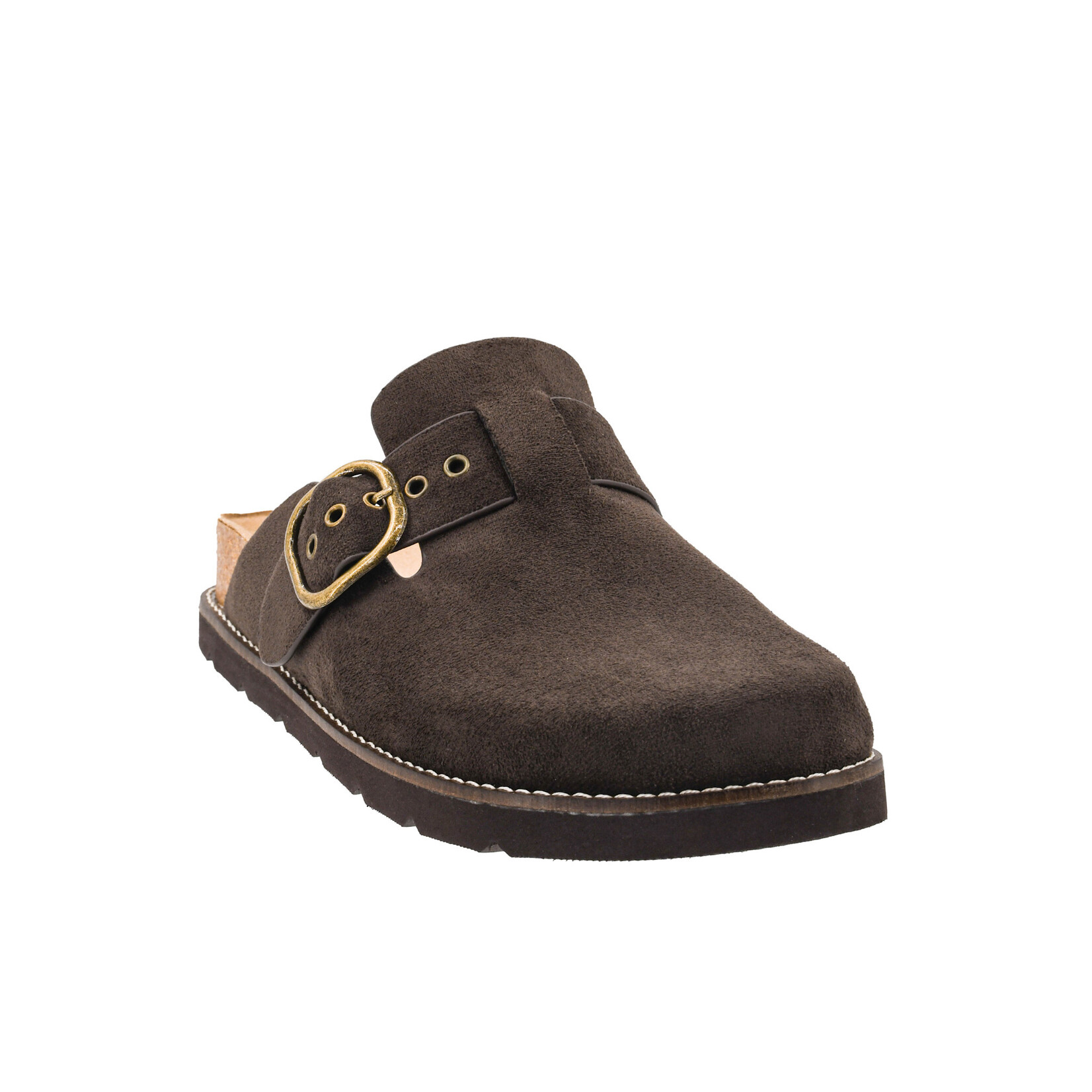 Corkys Corky's Distracted Clogs Chocolate Faux Suede