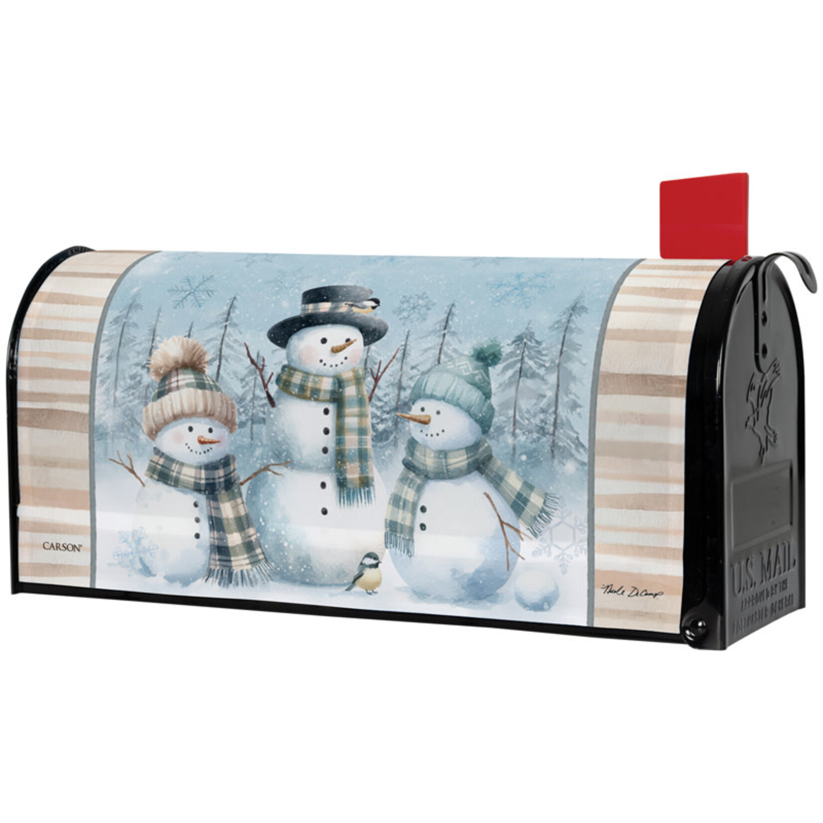 Carson Winter Day Snowman Mail Wrap