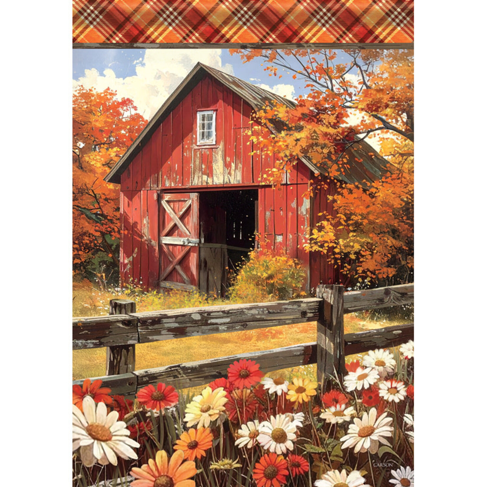 Carson Fall Blossom Pasture Garden Flag