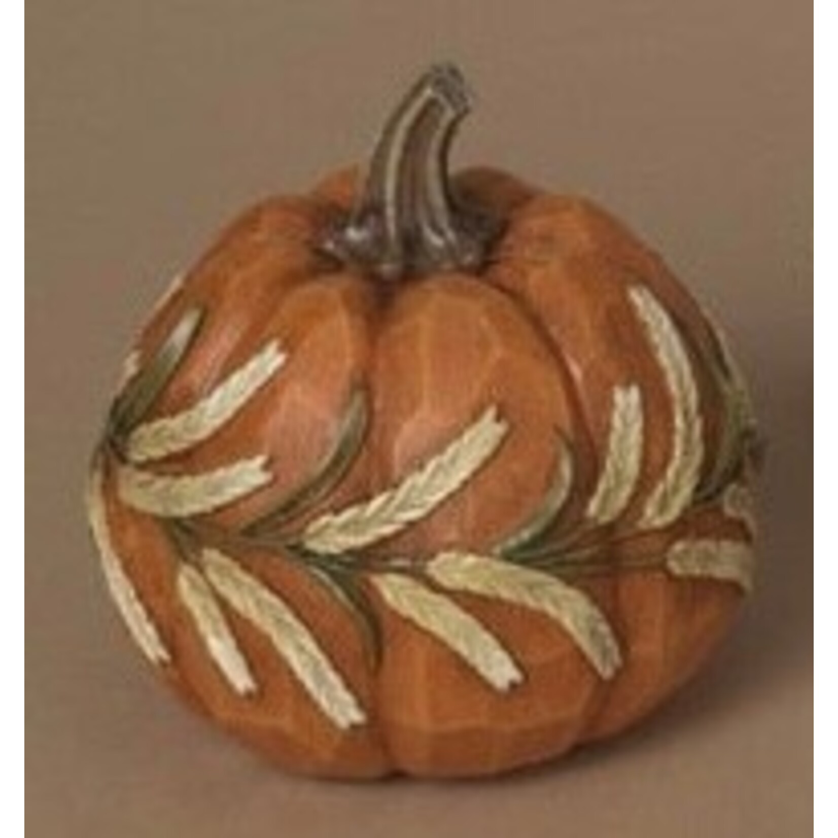 Gerson Resin Harvest Pumpkin w/Wheat