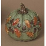 Gerson Resin Harvest Pumpkin w/Acorns