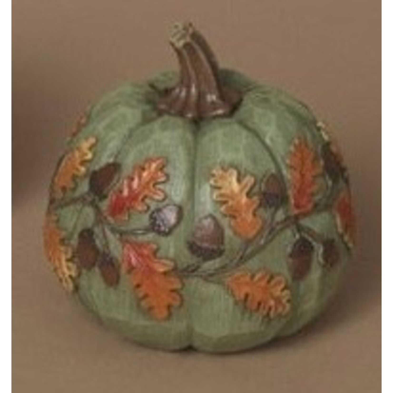 Gerson Resin Harvest Pumpkin w/Acorns