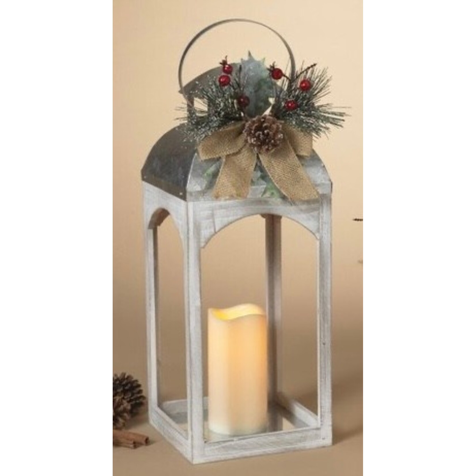 Gerson Holiday Lantern Battery Operated, Large