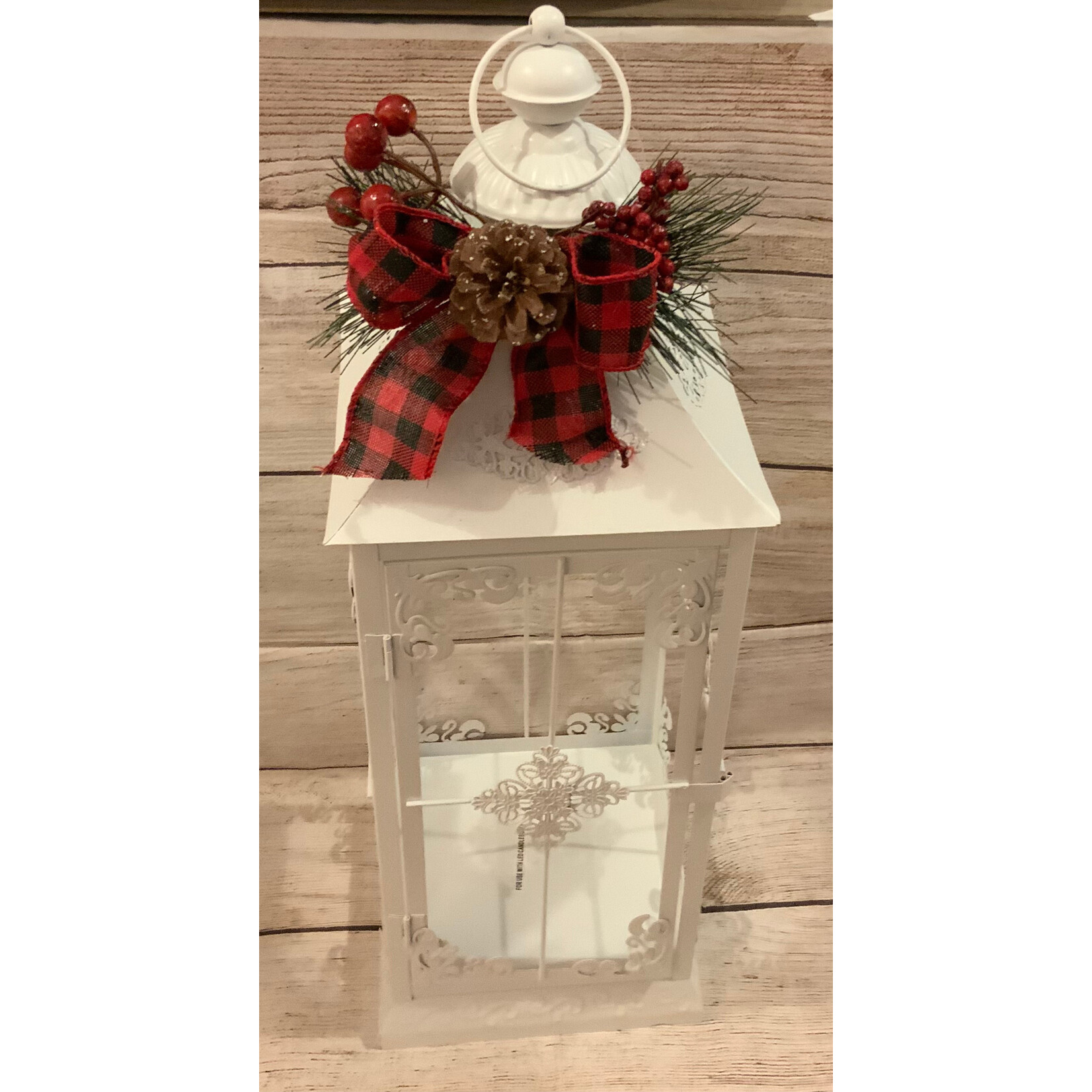 Gerson Metal Holiday Lantern Large