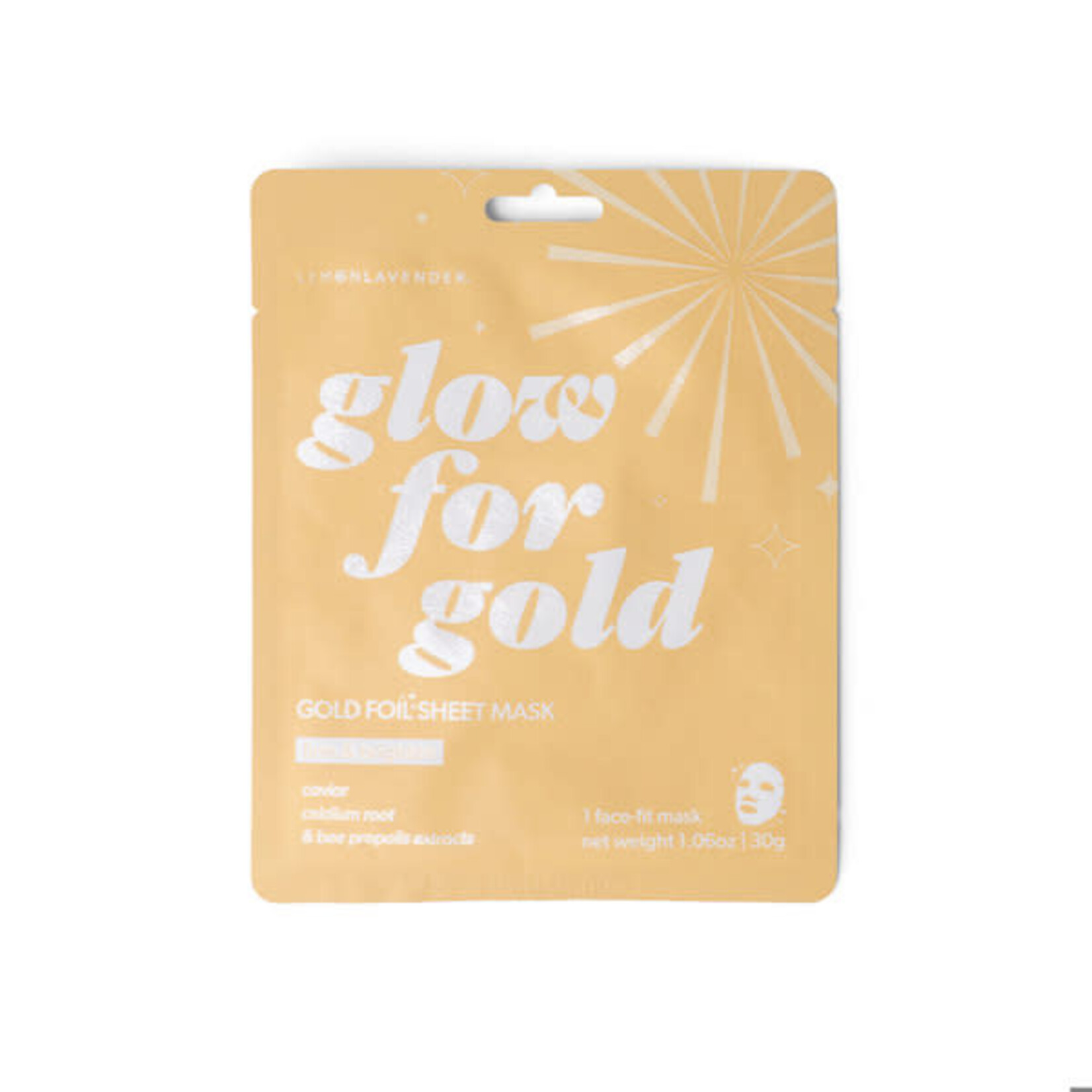 Lemon Lavender Lemon Lavender Glow Getter Foil Face Mask