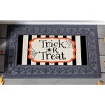 Evergreen Striped Trick or Treat Switch Mat