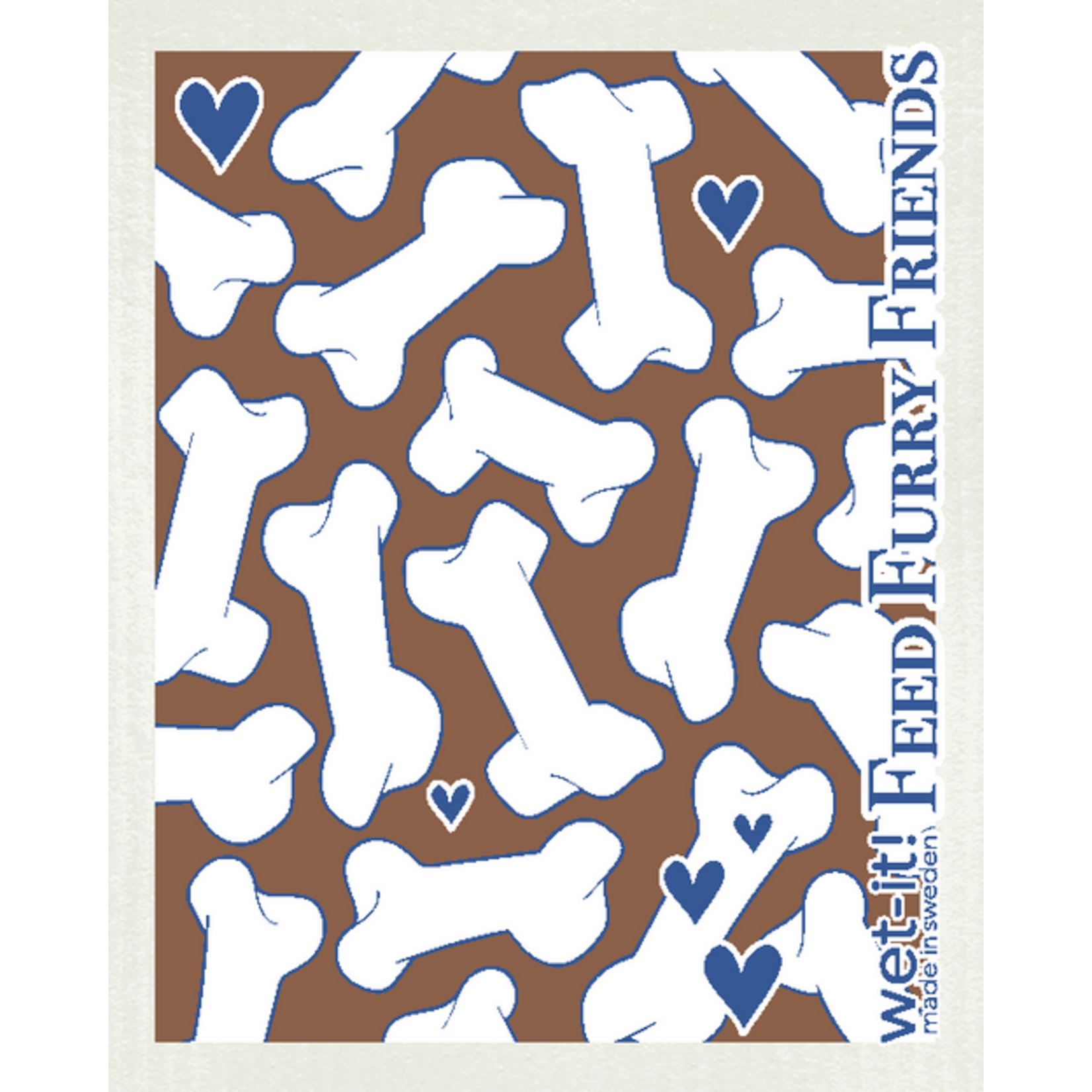 Swedish Treasures Wet it! Feed Furry Friends Swedish Dishcloth