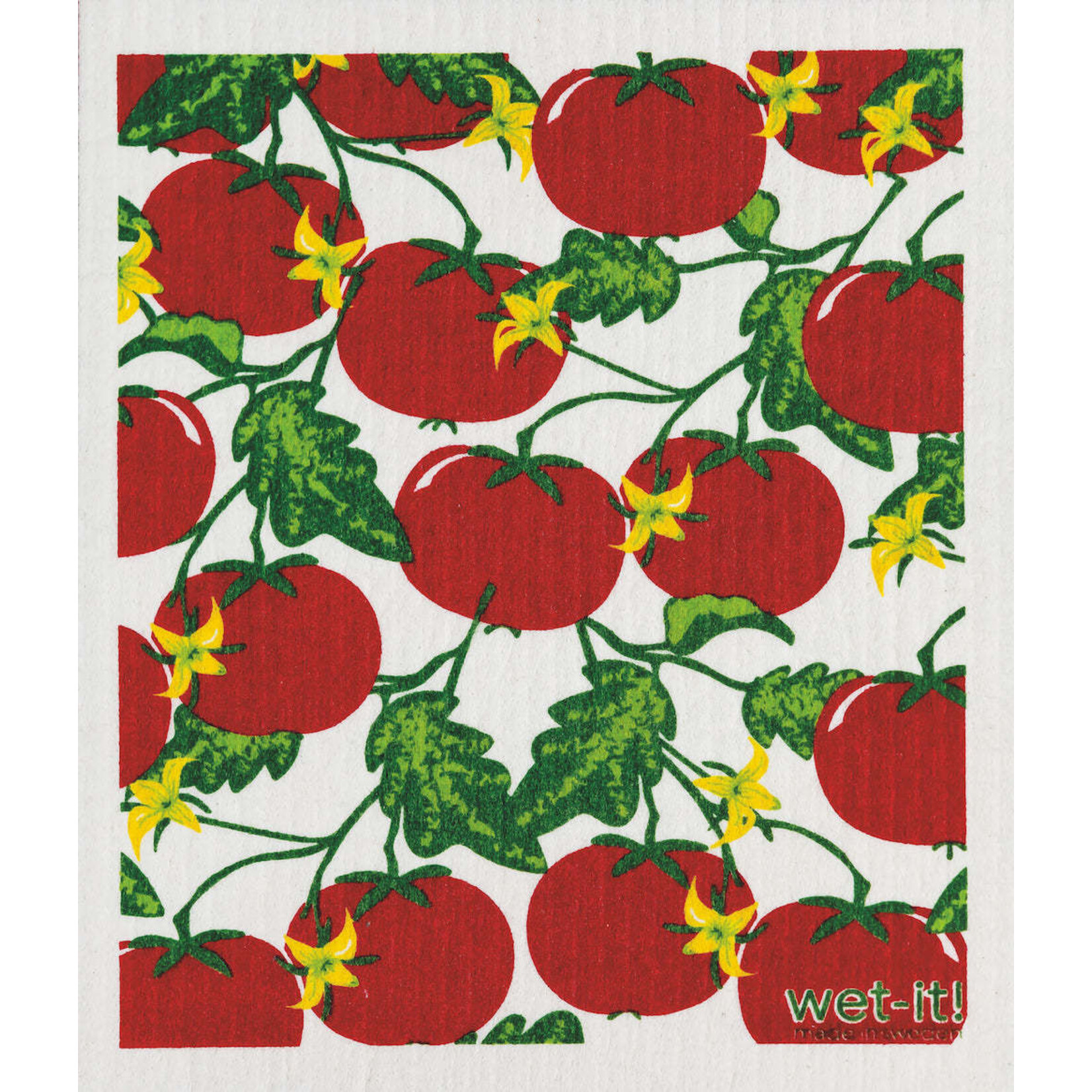 Swedish Treasures Wet It! Tomato Vine Swedish Dishcloth