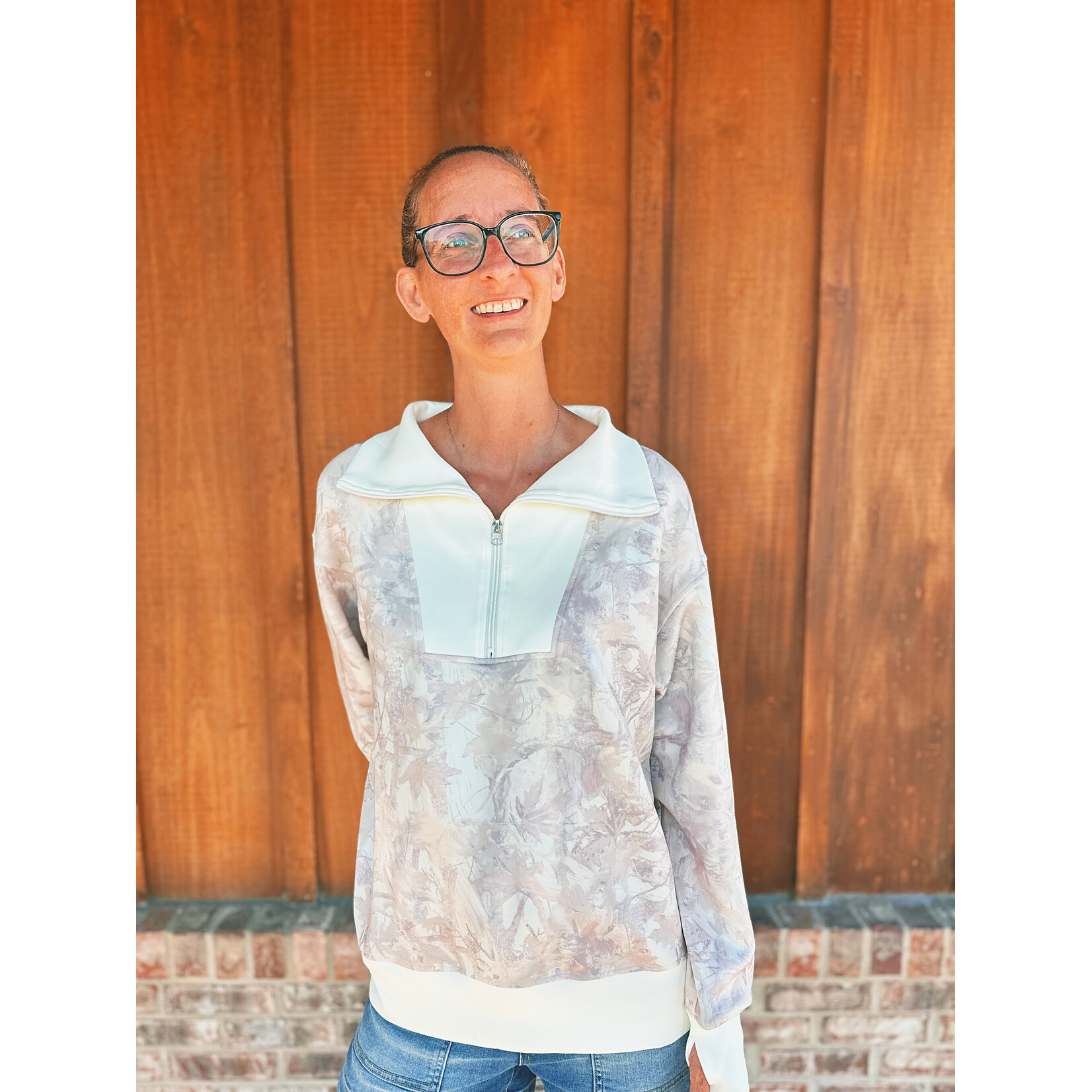 Top Notch Top Notch Scuba Quarterzip  Pullover Camo