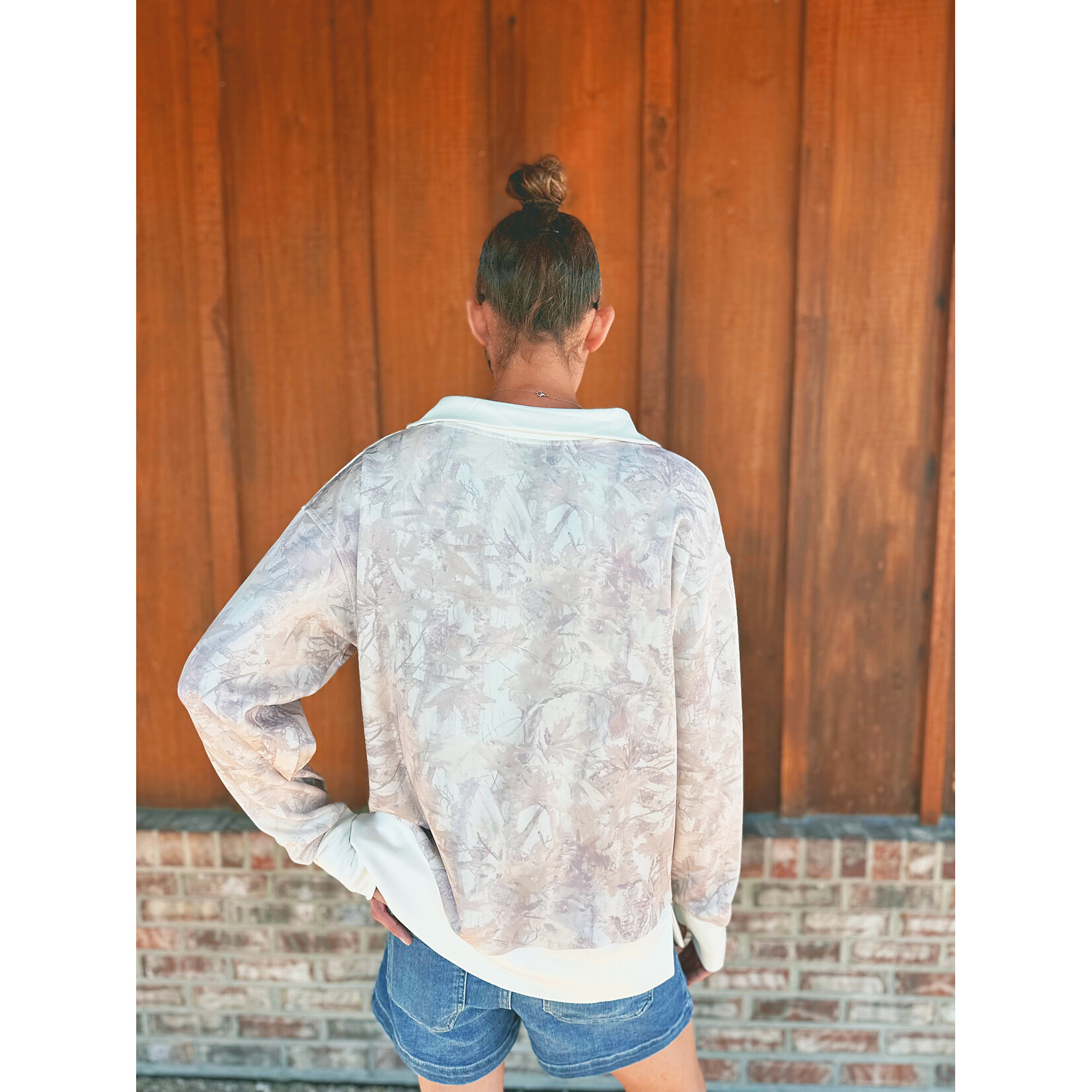 Top Notch Top Notch Scuba Quarterzip  Pullover Camo