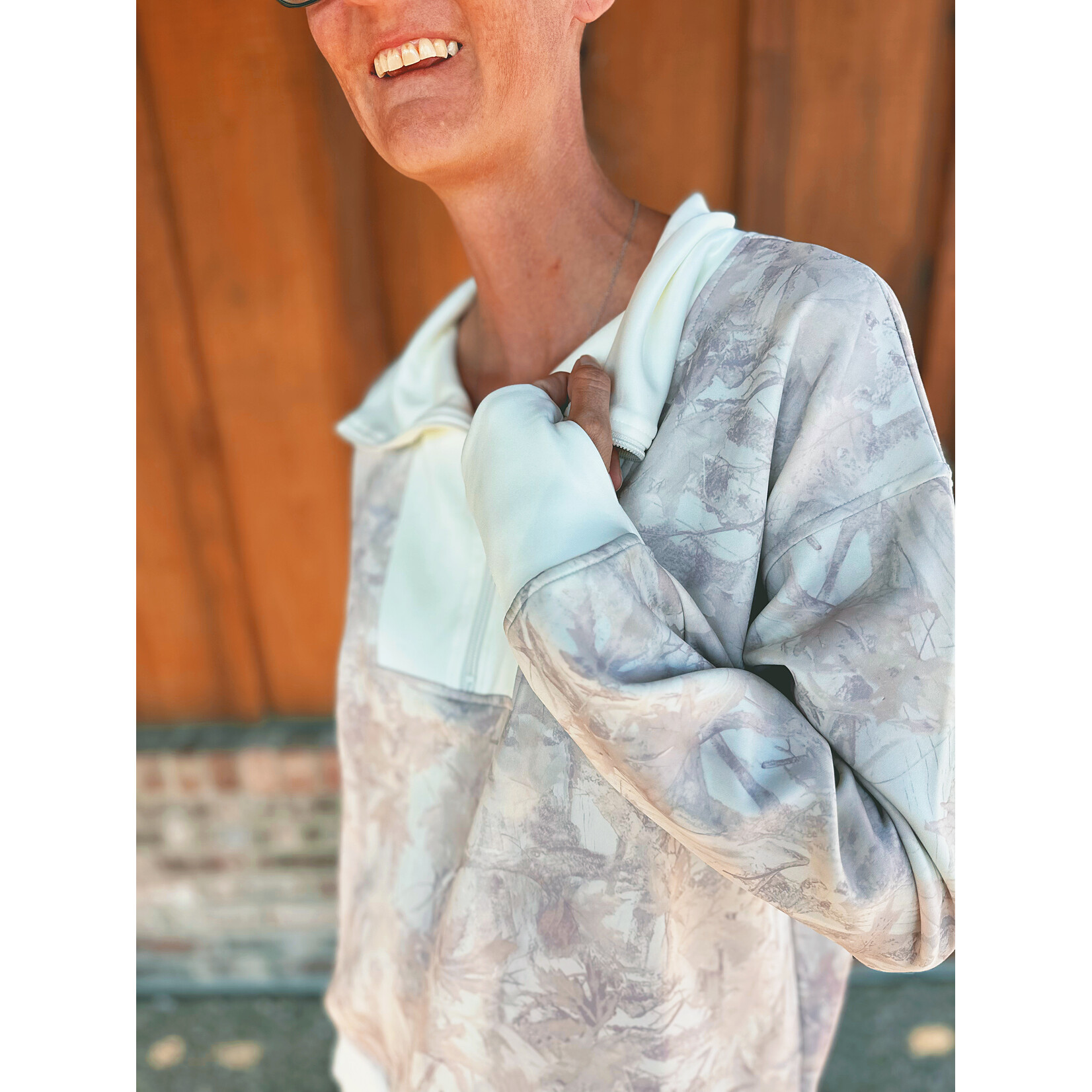 Top Notch Top Notch Scuba Quarterzip  Pullover Camo