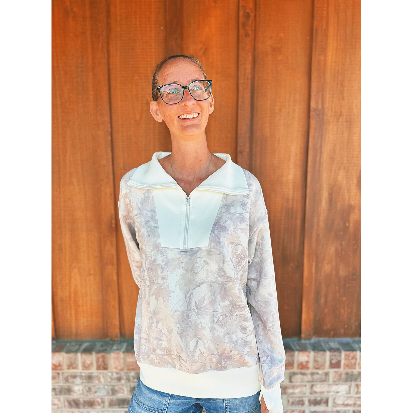 Top Notch Top Notch Scuba Quarterzip  Pullover Camo